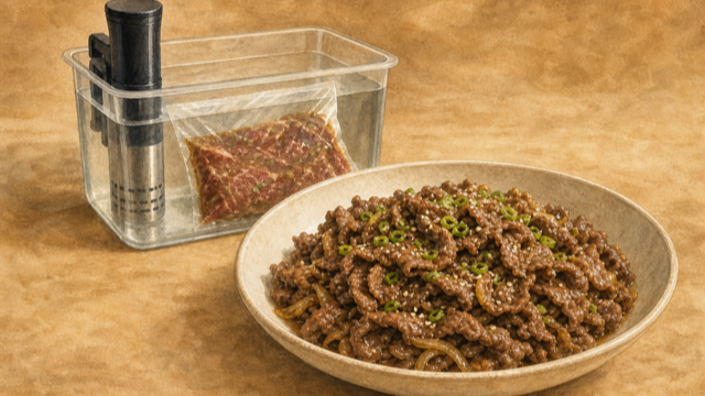 Beef Bulgogi (Korean Marinated Beef) sous vide guide