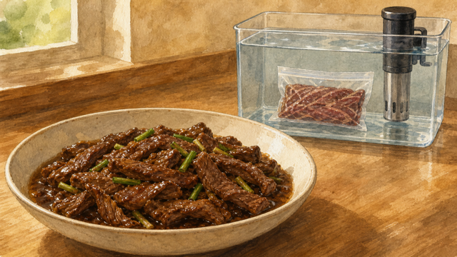 Mongolian Beef sous vide guide