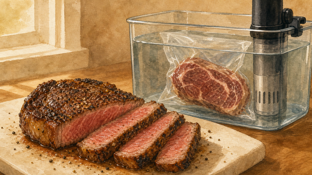 Ribeye & Strip Steaks sous vide guide