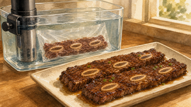 Korean Short Ribs (Galbi) sous vide guide