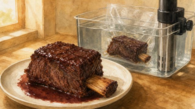 Short Ribs sous vide guide
