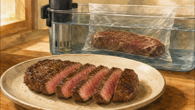 Sirloin Steaks sous vide guide