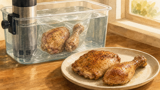 Chicken Thighs & Legs sous vide guide