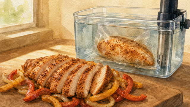 Chicken Fajitas sous vide guide