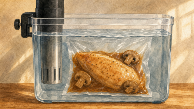 Chicken Marsala sous vide guide
