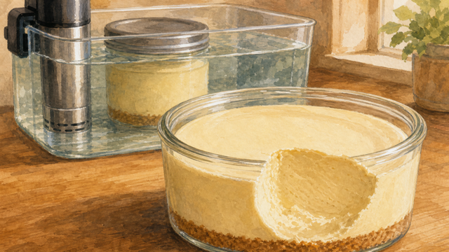 Cheesecake sous vide guide