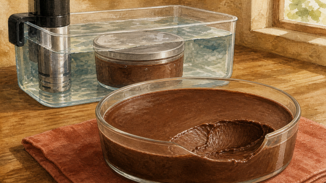 Chocolate Pots de Crème sous vide guide