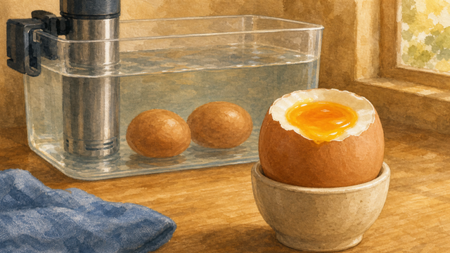 Shell-On Soft Eggs sous vide guide