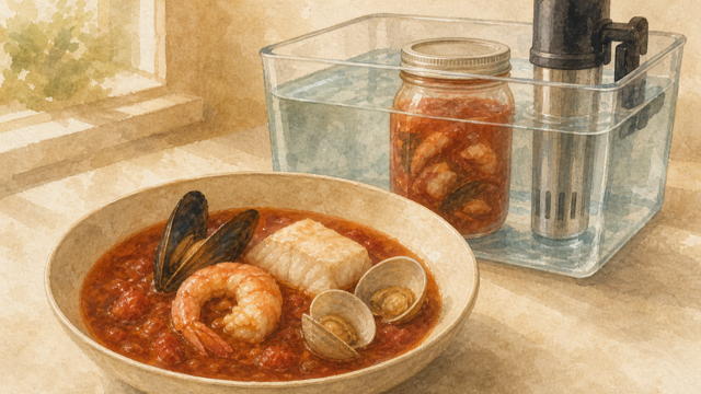 Cioppino (Italian-American Seafood Stew) sous vide guide