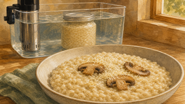 Risotto sous vide guide