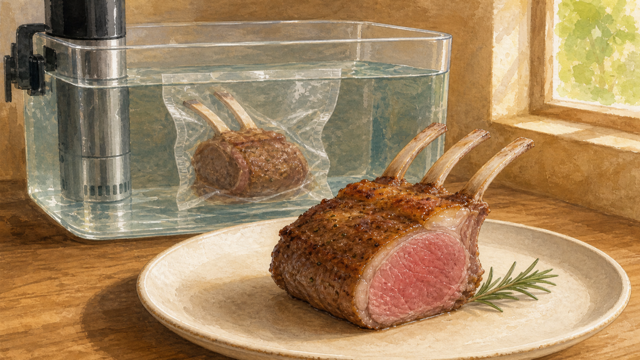 Lamb Chops & Rack sous vide guide