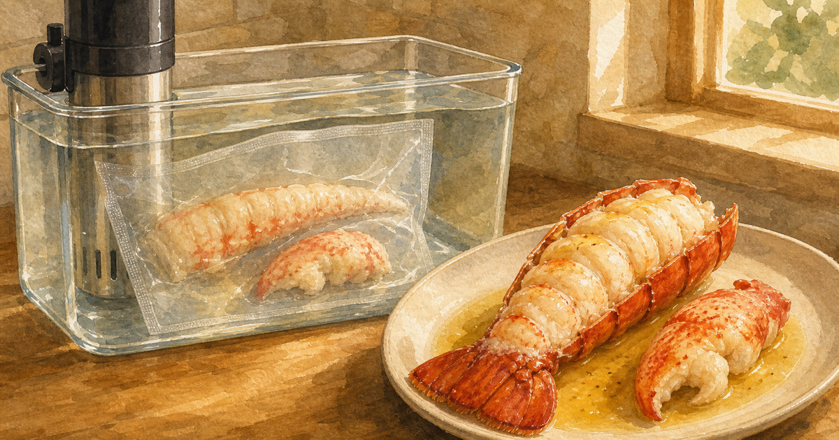 Shellfish sous vide guides
