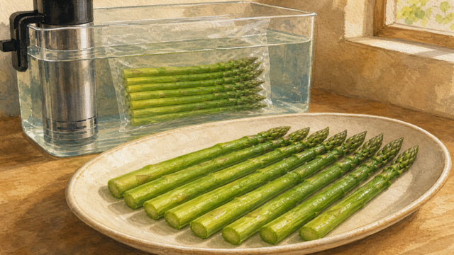 Asparagus sous vide guide