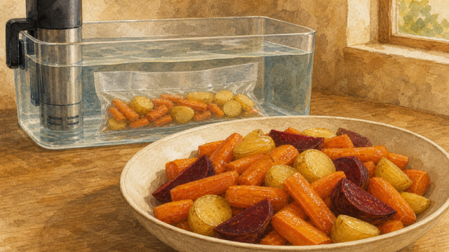 Root Vegetables (Carrots, Potatoes) sous vide guide