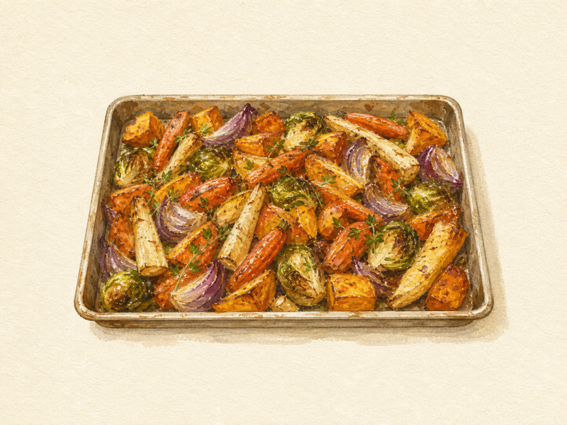 Vegetables sous vide guides