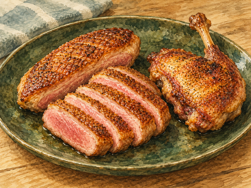 Duck sous vide guides
