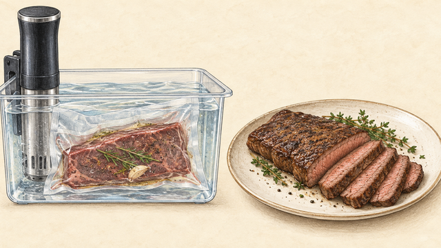 Flat Iron Steak sous vide guide