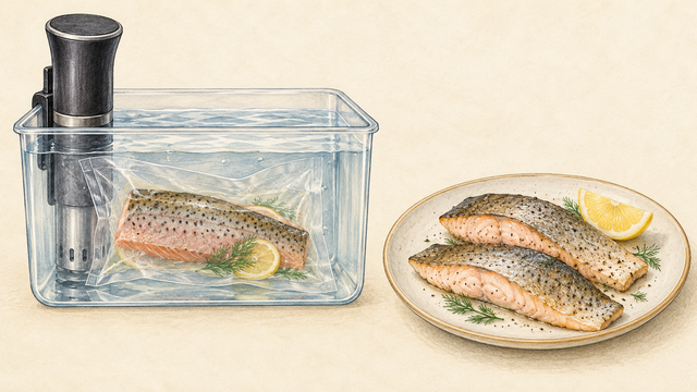 Trout sous vide guide