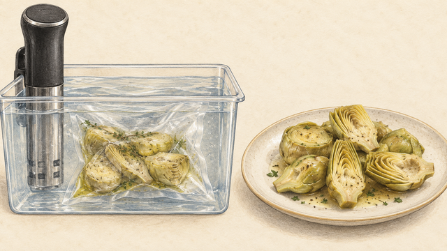 Artichokes sous vide guide