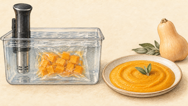 Butternut Squash sous vide guide