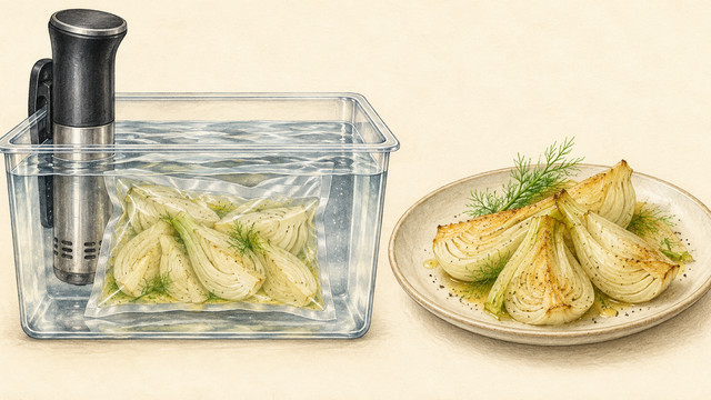 Fennel sous vide guide