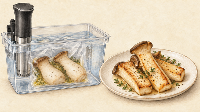 King Oyster Mushrooms sous vide guide
