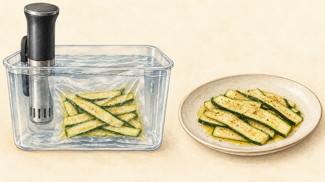 Zucchini sous vide guide