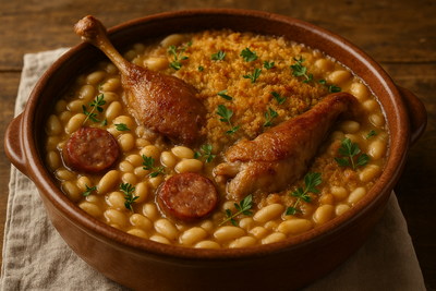 French White Bean Cassoulet with Duck Confit
