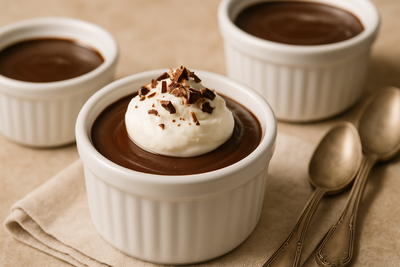 Classic Chocolate Pots de Crème
