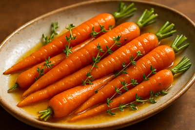 Butter-Poached Carrots with Thyme